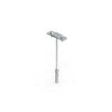 OC UCHWYT Z KOŁKIEM fI-12 L-160 do (max40 mm) 12.3/B OC