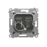 Simon 54 Gniazdo HDMI+RJ45 kat.6. antracyt