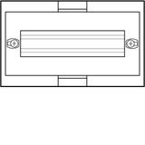 univers N Blok dla aparatów mod. mont. poz. z kan.do oprzew. 1x10M 150x250mm UD11B3 HAGER