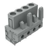 MCS-MIDI Classic gniazdo 4-bieg. szare raster 5 mm