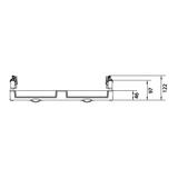 univers N Blok dla szyn zbiorczych poziomych 300x500mm UE22E4B HAGER