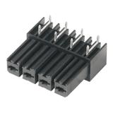 BVL 7.62HP/04/270 3.5SN BK BX Wtyki PCB (złącza płyty), 7.62 mm, Liczba biegunów: 4, kąt odejścia: 270° /100szt./ 1929320000 WEIDMÜLLER