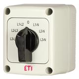 Przełącznik woltomierzowy 3f, 3f-N w obudowie CS 16 66 PN 004773201 ETI