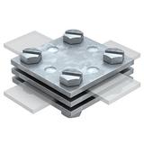 256/DIN 30, ZŁĄCZA KRZYŻOWE 30 MM Z PŁYT.