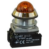 Lampka NEF30LDSHV/500V żółta
