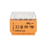 Złączka instalacyjna wciskana 8-przewodowa; Dwurzędowa; Na drut 0,75-2,5mm2; IEC 300V/24A 50 szt. OR