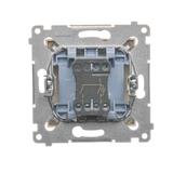 Simon 54 Łącznik świecznikowy z podświetleniem LED i do wersji IP44 16A 250V zaciski śrubowe kremowy *Posiada wkładkę DU1W DW5ABL.01/41 KONTAKT