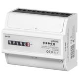 3-fazowy analogowy wskaźnik zużycia energii elektrycznej, 100A, 7 modułów, DIN TH-35mm