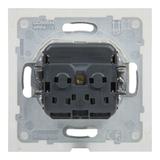 Suno Gniazdo Pojedyncze Z Uziemieniem Schuko 2P+Z- 16A 250 V Z Przesłoną IP44 Zaciski Automatyczne Biały 721123 LEGRAND