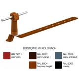 AN-20KP/LA/-N Uchw.dach.uniw.Z-zatrz. L=42cm,H=7cm /LA/ brąz