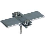 Wspornik do płaskownika do 30 mm, z wkrętem do drewna, stal nierdzewna NIRO