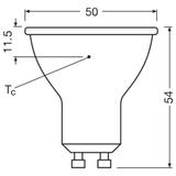 Lampa LED VALUE non-dim PAR16 80 120° 6,9W 865 GU10
