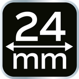 Dłuta 6, 12, 18, 24 mm, zestaw 4 szt. Uchwyt drewniany