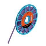 CLI C 1-3 VI/WS 7 CD System kodowania kabli, 2.5 - 5 mm, 4.2 mm, Nadrukowane znaki: Liczby, 7, PVC, miękkie, bez kadmu, fioletowy /500szt./ 1568251524 WEIDMÜLLER
