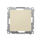 Simon 55 Przycisk zwierny pojedynczy zwierny bez piktogramu szybkozłączka Szampański mat