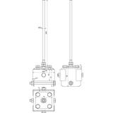 Kaptur z iglicą fi 10 mm dł. 300 mm, stal nierdzewna NIRO