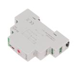 Przekaźnik bistabilny z wyłącznikiem czasowym,  na szynę DIN, z przekaźnikiem inrush 160A/20ms 24V