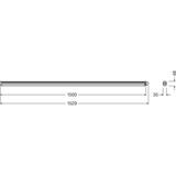 Oprawa DAMP PROOF LED SLIM VALUE 1500 50W 4000K IP65