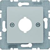 Płytka centralna z otworem O 18,8 mm, alu, lakierowana