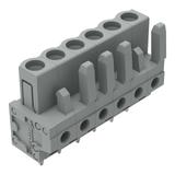 MCS-MIDI Classic gniazdo 6-bieg. szare raster 5 mm /50szt./ WAGO