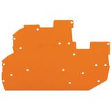 ścianka końcowa pomarańczowa