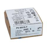 PV-6A10-T Wkładka PV cylindryczna 6A 1000V DC 10x38MM z etykietą PV-6A10-T EATON