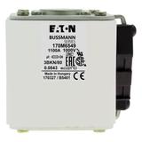 FUSE 1100A 1000V 3BKN/80 AR Wkładka szybka 1100A AC 1000V rozmiar 3 aR IEC UL 170M6549 EATON
