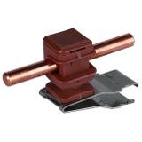 Wspornik FIRSTsnap, stal nierdzewna NIRO/ tworzywo, brązowy