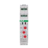 Przekaźnik czasowy 230V AC / 24 V AC/DC PCU-511DUO F&F