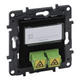 Niloe Step - Gniazdo Światłowodowe Podwójne 2Xsc/Apc- Kolor Czarny 863571 LEGRAND