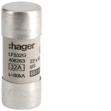 Wkładka bezpiecznikowa cylindryczna CH-22 22x58mm gG 32A 500VAC LF532G HAGER
