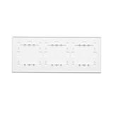 Simon 54 Touch Panel dotykowy S54 Touch 3 moduły 1 pole dotykowe + 2 pola dotykowe poziome + 1 pole dotykowe biała perła DSTR3121/70 KONTAKT