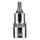 Końcówka sześciokątna na nasadce 1/2", H5 x 55 mm