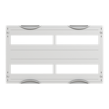 AS222 Maskownica z wycięciami pod mod. 300x500mm