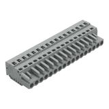 MCS-MIDI Classic gniazdo 17-bieg. szare raster 5 mm /25szt./ WAGO