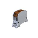 STB 50 Złączka szynowa gwintowa Al/Cu 87310 SIMBLOCK brązowy