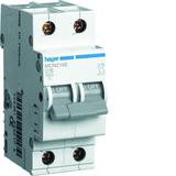 MCB Wyłącznik nadprądowy 6kA 2P C 16A MCN216E HAGER