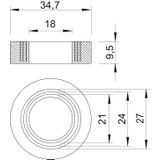 107/B, PIERŚCIEŃ POJEDYNCZY PG29