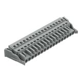 MCS-MIDI Classic gniazdo 17-bieg. szare raster 5 mm /10szt./ WAGO
