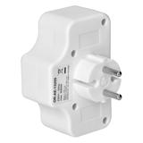 Rozgałęźnik 4x2P/II z włącznikiem, biały OR-AE-13255 ORNO
