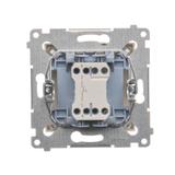Simon 54 Przycisk „światło” 10A 250V szybkozłączka kremowy DS1.01/41 KONTAKT