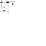 tehalit.AK Kanał napodłogowy 4 komory 18x125mm aluminium AKA181250ELN HAGER