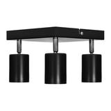 DOA SP 4, oprawa ścienno-sufitowa, GU10 max. 4x50W, IP20, czarna, kwadrat