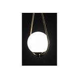 OPRAWA SUFITOWA CIKLOP, 7542, AC220-240V, 50/60Hz, 1*E27, IP20, ŚR. 20 cm, POJEDYNCZA, ZŁOTA