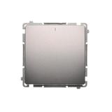 Simon Basic Łącznik dwubiegunowy 10A 250V szybkozłączka stal inox BMW2.01/21 KONTAKT