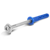 Kołek FFS ramowy poliamidowy z krótką strefą rozporu z kołnierzem 10x50mm i wkrętem z łbem heksagona R-FFS-N-10K050 RAWLPLUG