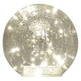 Ozdoba świąteczna kula szklana 20 LED 15 cm 3xAA złota ciepła biel IP20 timer DCLW35 EMOS