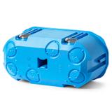 P2x60D , Puszka instalacyjna do pustych ścian Multibox2 - dwupolowa O 2x60, głęboka, niebieski