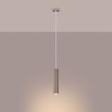 SOLLUX Lampa wisząca KARBON 1 taupe ; SL.1759