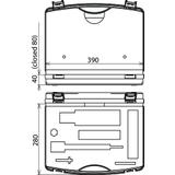 Kufer z tworzywa sztucznego, pusty